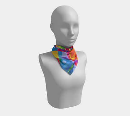 Tropical breeze. Colorful Scarf