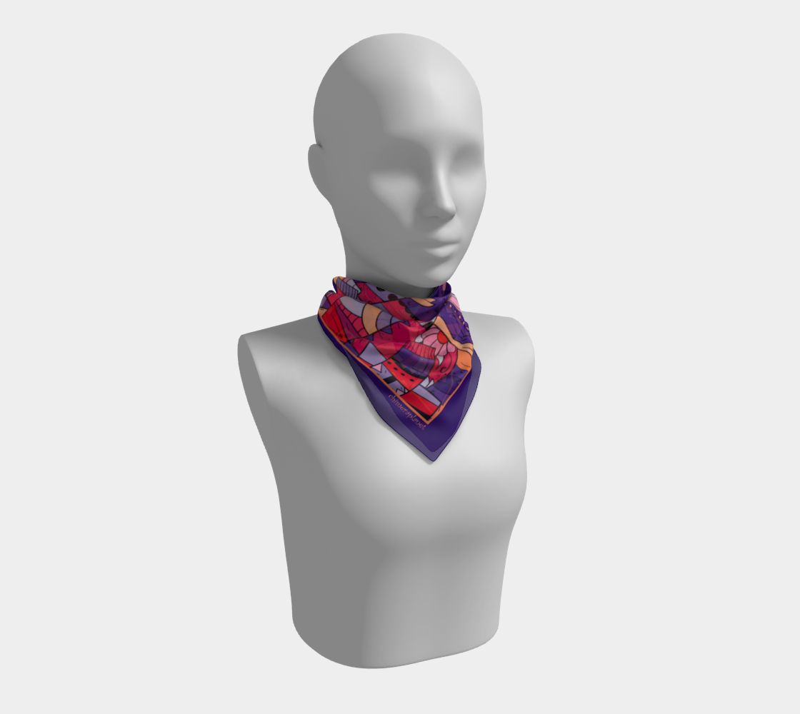 Funny doodles. Square Scarf