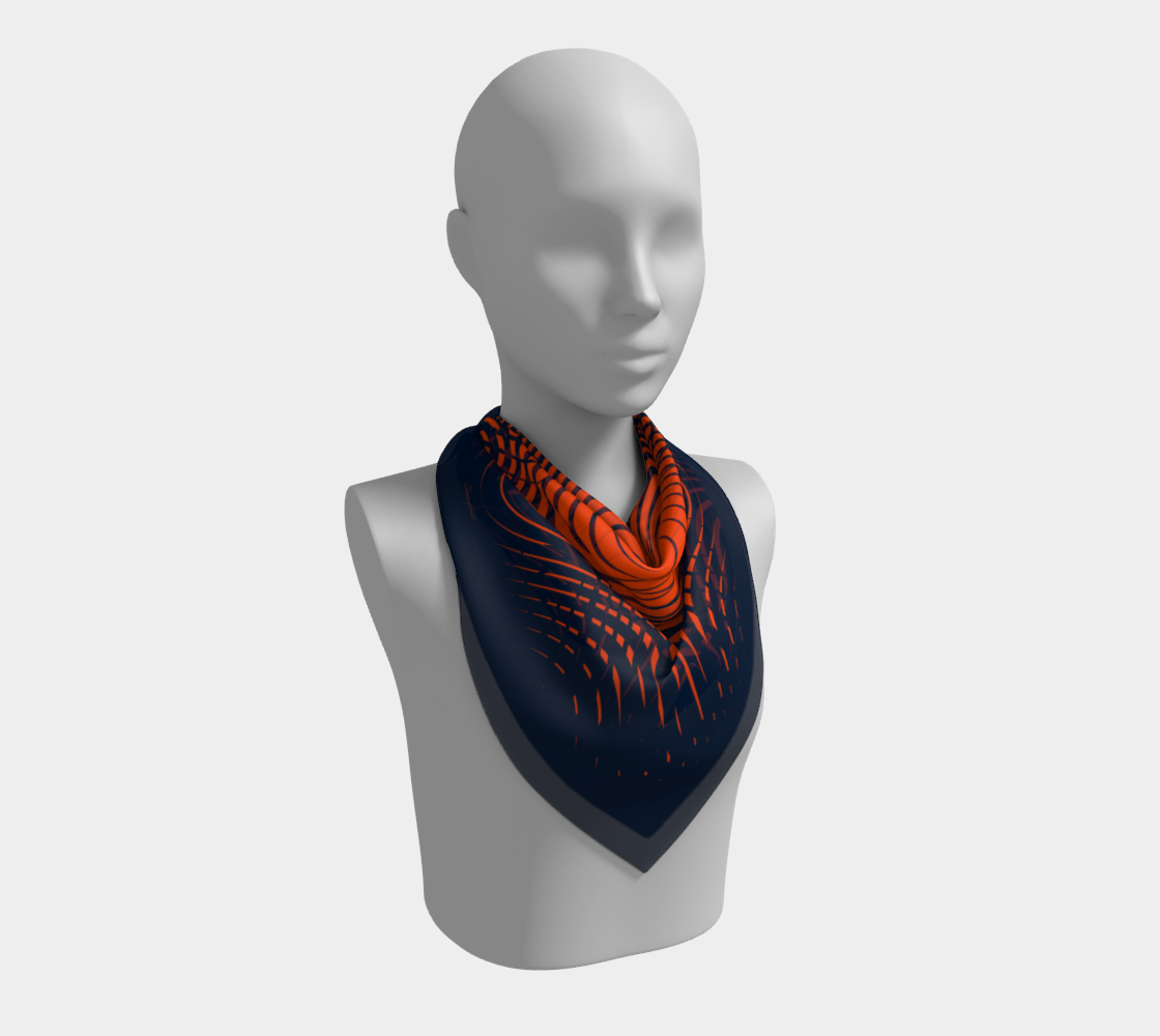 Abstract forms. Orange Scarf