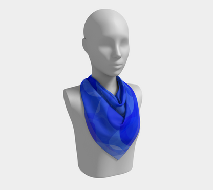 Blue aura. Scarf