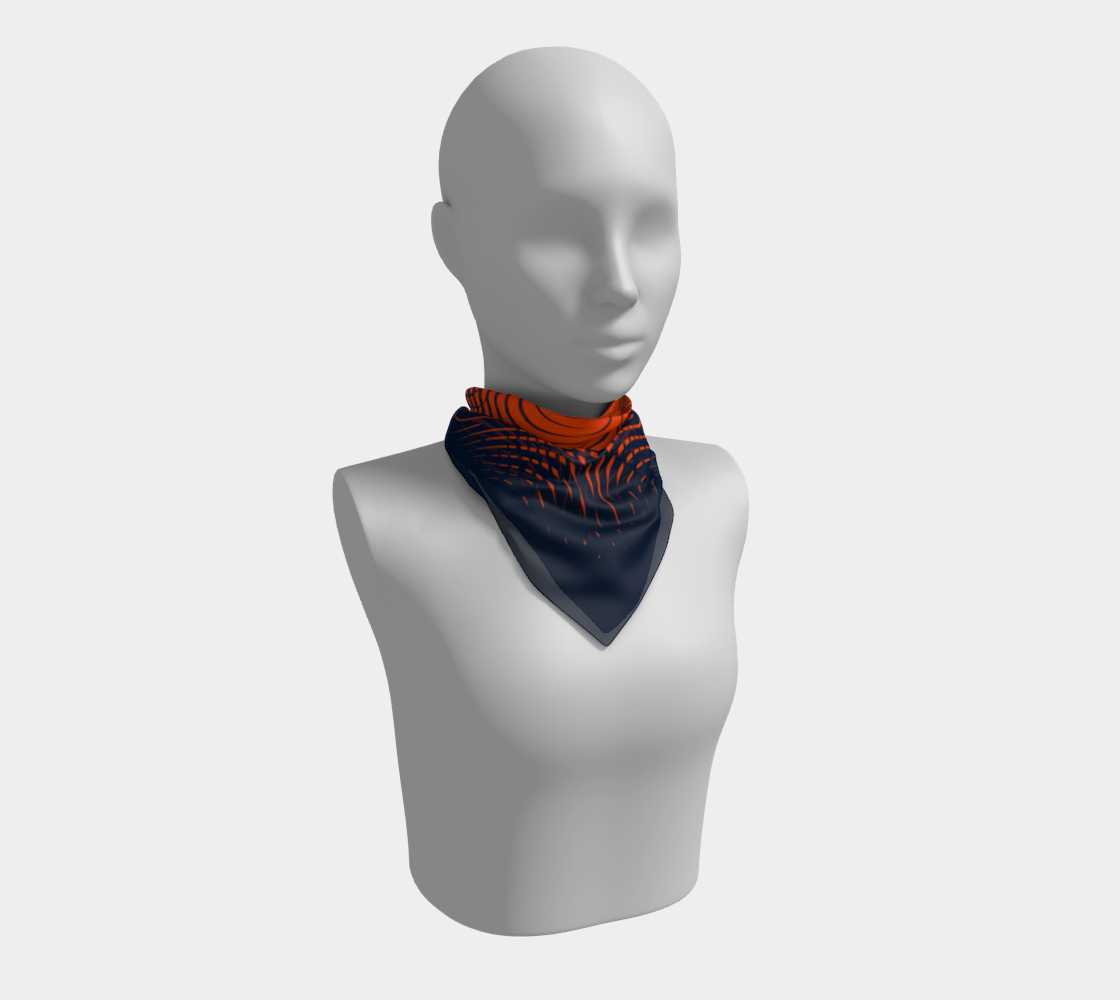 Abstract forms. Orange Scarf