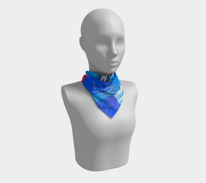 Multicolored abstraction. Scarf